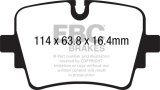EBC 14+ Jaguar F-Type (Cast Iron Rotors Only) 5.0 Supercharged (490) Yellowstuff Rear Brake Pads thumbnail 6