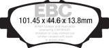 EBC 14+ Mazda 3 2.0 (Japan Build) Greenstuff Rear Brake Pads thumbnail 4