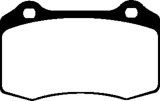 EBC 15+ Cadillac CTS 3.6 Twin Turbo Redstuff Rear Brake Pads thumbnail 8