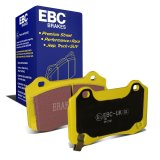 EBC 15+ Cadillac CTS 3.6 Twin Turbo Yellowstuff Rear Brake Pads thumbnail 2