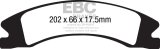 EBC 15+ Cadillac Escalade Ext/Esv 6.2 2WD Extra Duty Front Brake Pads thumbnail 4