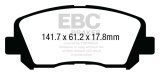 EBC 15+ Chrysler 200 2.4 Ultimax2 Front Brake Pads thumbnail 4