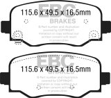 EBC 15+ Fiat 500X 1.4 Turbo Ultimax2 Rear Brake Pads thumbnail 3