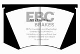EBC 64-66 Ac Cobra 7.0 Yellowstuff Front Brake Pads thumbnail 6