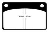 EBC 66-68 Volvo 140 1.8 Redstuff Front Brake Pads thumbnail 1