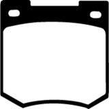 EBC 67-68 Sunbeam Tiger 4.7 Redstuff Front Brake Pads thumbnail 3