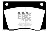 EBC 67-74 Ac 428 7.0 Redstuff Front Brake Pads thumbnail 7