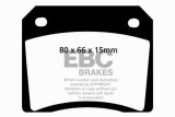 EBC 67-74 Ac 428 7.0 Redstuff Rear Brake Pads thumbnail 4