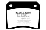 EBC 67-74 Ac 428 7.0 Redstuff Rear Brake Pads thumbnail 5