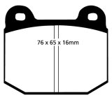 EBC 75-80 Lotus Esprit 2.0 Redstuff Front Brake Pads thumbnail 1