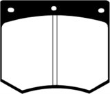 EBC 75-86 Ac 3000 3.0 Greenstuff Front Brake Pads thumbnail 1
