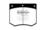 EBC 75-86 Ac 3000 3.0 Yellowstuff Front Brake Pads thumbnail 6