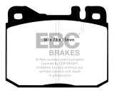 EBC 76-79 Mercedes-Benz 230 Redstuff Front Brake Pads thumbnail 1