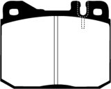 EBC 76-79 Mercedes-Benz 230 Redstuff Front Brake Pads thumbnail 3