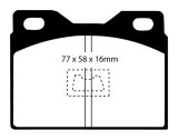 EBC 76-85 Porsche 924 2.0 Yellowstuff Front Brake Pads thumbnail 1
