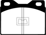 EBC 76-85 Porsche 924 2.0 Yellowstuff Front Brake Pads thumbnail 4