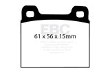 EBC 82-89 Maserati Biturbo 2.5 Twin Turbo Ultimax2 Rear Brake Pads thumbnail 6