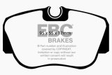 EBC 84-86 Mercedes-Benz 190/190E 2.3 Greenstuff Front Brake Pads thumbnail 3