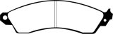 EBC 85-88 Chevrolet Camaro (3rd Gen) 2.8 (Performance Package) Greenstuff Front Brake Pads thumbnail 5