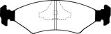 EBC 85-89 Ferrari 328 3.2 Redstuff Rear Brake Pads thumbnail 7