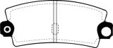 EBC 85-90 Lotus Esprit 2.2 Redstuff Rear Brake Pads thumbnail 7