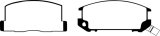EBC 85-90 Toyota MR2 1.6 Greenstuff Rear Brake Pads thumbnail 5