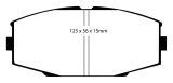 EBC 86-92 Toyota Supra 2.8 Redstuff Front Brake Pads thumbnail 1