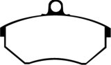 EBC 89-93 Volkswagen Corrado 1.8 Supercharged Ultimax2 Front Brake Pads thumbnail 2
