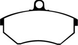 EBC 89-93 Volkswagen Corrado 1.8 Supercharged Yellowstuff Front Brake Pads thumbnail 6