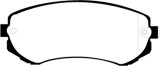 EBC 89-96 Nissan 240SX 2.4 (4 Lug) Ultimax2 Front Brake Pads thumbnail 6