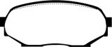 EBC 90-93 Geo Storm 1.6 Yellowstuff Front Brake Pads thumbnail 7