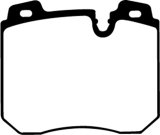 EBC 90-95 BMW 750iL 5.0 (E32) Yellowstuff Front Brake Pads thumbnail 4