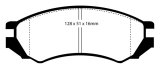 EBC 91-93 Nissan NX 2.0 (ABS) Redstuff Front Brake Pads thumbnail 1