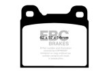 EBC 91-93 Volvo 740 2.3 (ABS) (Girling) Redstuff Rear Brake Pads thumbnail 4