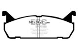 EBC 91-96 Ford Escort 1.8 Greenstuff Rear Brake Pads thumbnail 2