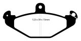 EBC 92-00 Dodge Viper 8.0 Redstuff Rear Brake Pads thumbnail 1