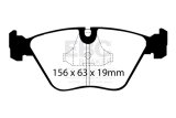 EBC 92-95 BMW M3 3.0 (E36) Ultimax2 Front Brake Pads thumbnail 5