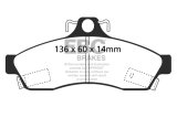 EBC 92-96 Chevrolet Caprice 4.3 Police Yellowstuff Rear Brake Pads thumbnail 3