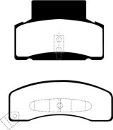 EBC 92-99 Chevrolet C30 DRW Ultimax2 Front Brake Pads thumbnail 1