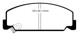 EBC 93-95 Honda Civic Coupe 1.5 DX Redstuff Front Brake Pads thumbnail 1