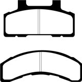 EBC 93-96 Buick Century 2.2 Greenstuff Front Brake Pads thumbnail 1