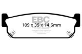 EBC 93-97 Infiniti J30 3.0 Yellowstuff Rear Brake Pads thumbnail 6