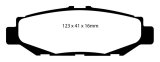 EBC 93-97 Lexus GS300 3.0 Redstuff Rear Brake Pads thumbnail 1
