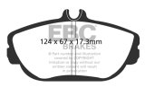EBC 94-00 Ford Taurus 3.0 Greenstuff Front Brake Pads thumbnail 3