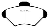 EBC 94-98 Ford Mustang 3.8 Bluestuff Front Brake Pads thumbnail 1