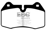 EBC 94-99 BMW M5 3.8 (E34) Bluestuff Front Brake Pads thumbnail 6