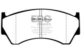 EBC 95-97 Nissan Sentra 1.6 Greenstuff Front Brake Pads thumbnail 2