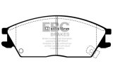 EBC 95-99 Hyundai Accent Greenstuff Front Brake Pads thumbnail 4