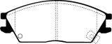 EBC 95-99 Hyundai Accent Greenstuff Front Brake Pads thumbnail 5