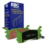 EBC 97-02 Ford Escort 2.0 Greenstuff Rear Brake Pads thumbnail 1